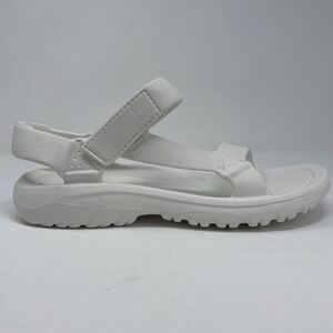 Teva Hurricane Drift Sandals Mens 10 White Sport Strap Water Ready Beach Walking